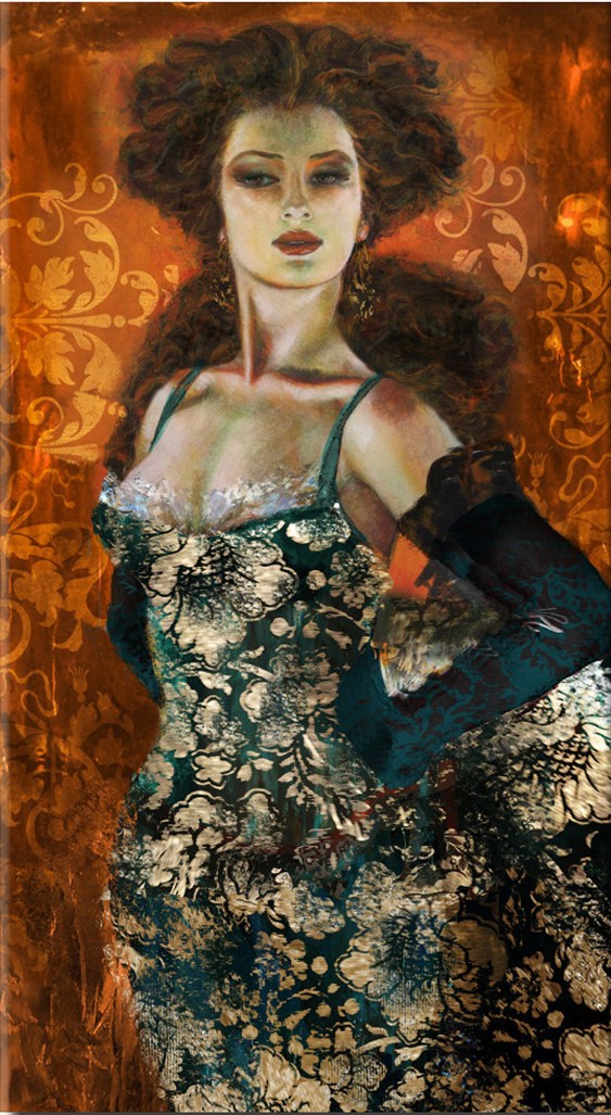 Liana Gor - Madame 36x24 - Oil on Canvas